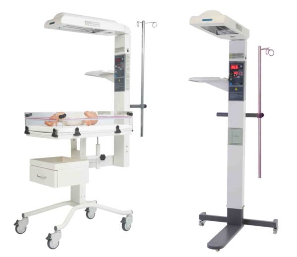 The Infant Radiant Warmer NWS 101 with Attached Bed.