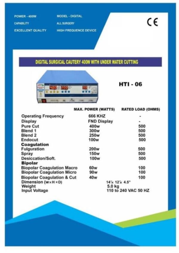 Digital Cautery 400 Watt